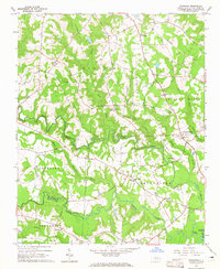 Powhatan 1964 topographic map thumbnail
