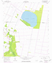 Pungo Lake 1954 topographic map thumbnail