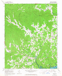 Purlear 1966 topographic map thumbnail