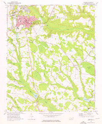 Raeford 1972 topographic map thumbnail