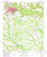 Raeford 1972 topographic map thumbnail
