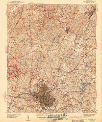 Raleigh 1943 topographic map thumbnail