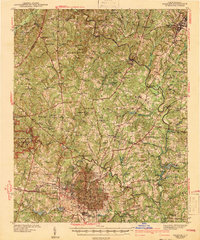 Raleigh 1943 topographic map thumbnail