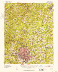 Raleigh 1951 topographic map thumbnail