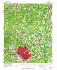 Raleigh 1951 topographic map thumbnail