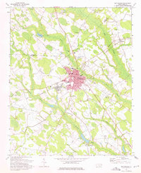 Red Springs 1974 topographic map thumbnail