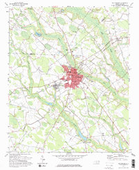 Red Springs 1974 topographic map thumbnail