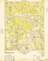 Richlands 1948 topographic map thumbnail