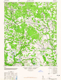 Richlands 1965 topographic map thumbnail