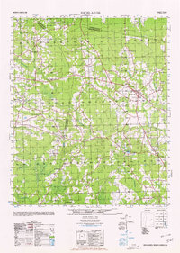 Richlands 1980 topographic map thumbnail