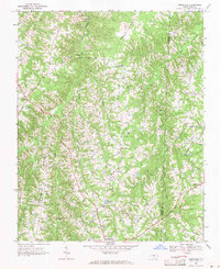 Ridgeville 1968 topographic map thumbnail