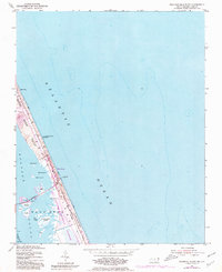 Roanoke Island NE 1953 topographic map thumbnail