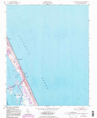 Roanoke Island NE 1953 topographic map thumbnail
