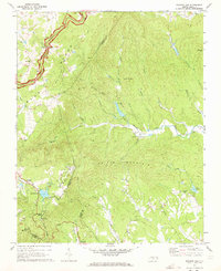 Roaring Gap 1971 topographic map preview