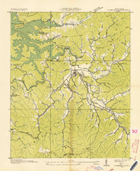 Robbinsville 1935 topographic map thumbnail