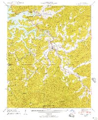 Robbinsville 1940 topographic map thumbnail