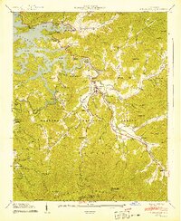 Robbinsville 1940 topographic map thumbnail