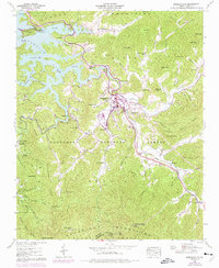 Robbinsville 1940 topographic map thumbnail