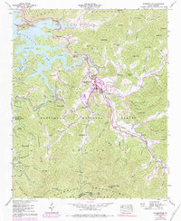 Robbinsville 1940 topographic map thumbnail