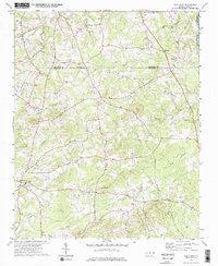 Silk Hope 1974 topographic map thumbnail