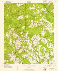 Silver Hill 1949 topographic map thumbnail