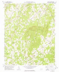 Snow Camp 1978 topographic map thumbnail