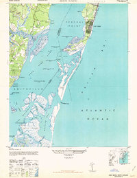 Snow Marsh 1946 topographic map thumbnail