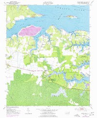 South Creek 1950 topographic map thumbnail