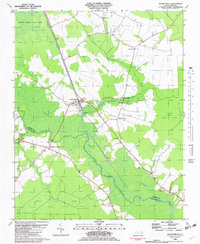 South Mills 1982 topographic map thumbnail
