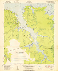 South River 1950 topographic map thumbnail