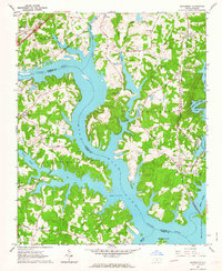 Southmont 1962 topographic map thumbnail