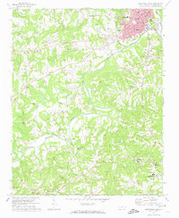 Southwest Eden 1971 topographic map thumbnail