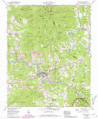 Spruce Pine 1960 topographic map thumbnail