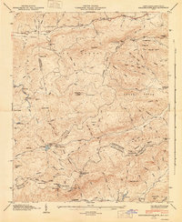 Standingstone Mtn. 1946 topographic map thumbnail