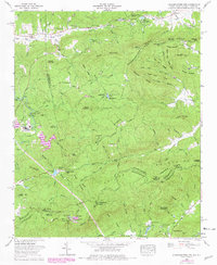 Standingstone Mtn. 1965 topographic map thumbnail