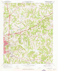 Statesville East 1969 topographic map thumbnail