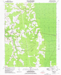 Sunbury 1981 topographic map thumbnail
