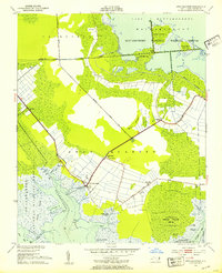 Swanquarter 1951 topographic map thumbnail