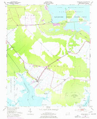 Swanquarter 1951 topographic map thumbnail