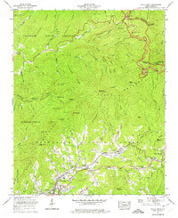 Sylva North 1967 topographic map thumbnail