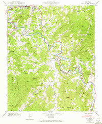 Sylva South 1946 topographic map thumbnail