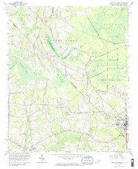 Tabor City West 1962 topographic map thumbnail