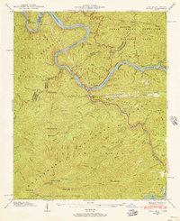 Tapoco 1940 topographic map thumbnail