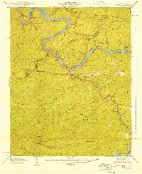 Tapoco 1941 topographic map thumbnail