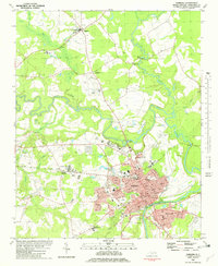 Tarboro 1981 topographic map thumbnail