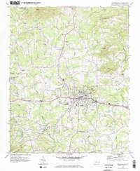 Taylorsville 1970 topographic map thumbnail