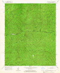 Thunderhead Mtn 1964 topographic map thumbnail