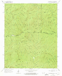Thunderhead Mtn 1964 topographic map thumbnail