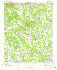 Thurmond 1971 topographic map thumbnail