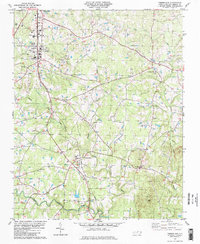 Timberlake 1981 topographic map thumbnail